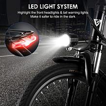 Vanpowers 750W Folding 48V E-Bike w/4"LCD Display & Integrated Battery