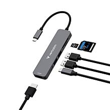 Verbatim Essentials USB-C Multiport Hub 6 Port with Card Reader