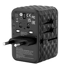 Verbatim UTA-05 Gan III Universal Travel Adapter 65W – USB-C, USB-A