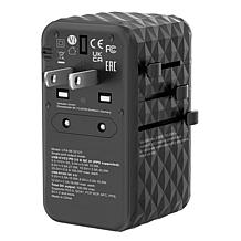 Verbatim UTA-06 Gan III Universal Travel Adapter 100W – USB-C, USB-A