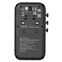 Verbatim UTA-06 Gan III Universal Travel Adapter 100W – USB-C, USB-A