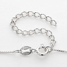 Vertical Name & Birthstone Crystal Adjustable Necklace