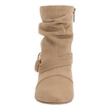 Vince Camuto Kirpa Ornamented Leather/Suede Slouchy Bootie