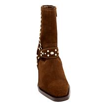 Vince Camuto Roista Leather or Suede Moto Boot
