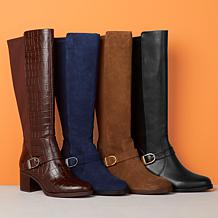Vince Camuto Zennia Wide Calf Tall Boot with Stretch Back