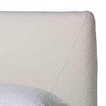 Vinicio Mid-Century Modern Boucle Queen-Size Platform Bed