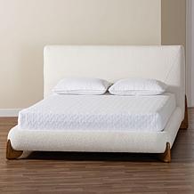 Vinicio Mid-Century Modern Boucle Queen-Size Platform Bed