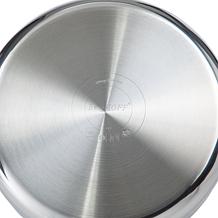 Vintage Hammered Tri-Ply 18/10 Stainless Steel 8" Saucepan 3qt. wit...