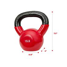 Vinyl Coated Kettlebell - 15lbs