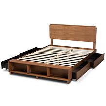 Vita 4-Drawer Queen Size Platform Storage Bed