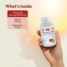 Vitamin D3-10,000 - 360 Capsules