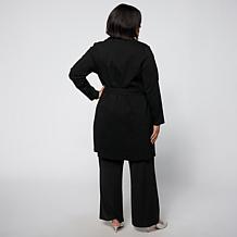 Vivica A. Fox Collection Embellished Trench Coat