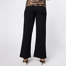 Vivica A. Fox Collection Ponte Knit Front Slit Trouser