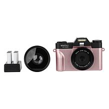 Vivitar 4K 56MP Point & Shoot Digital Camera w/Extra Lens & Extras