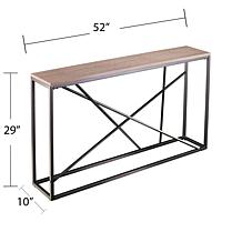 Volare Faux Marble Console Table
