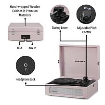 Voyager Bluetooth Vinyl Record Player - Amethyst