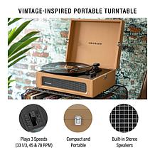 Voyager Bluetooth Vinyl Record Player - Tan