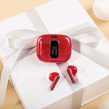 VYBZ Pro Wireless ANC Earbuds w/LED Display, Clear Case & Gift Box