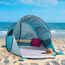 Wakeman Double-Door Pop Up Beach Tent with Ventilation Windows