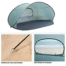 Wakeman Pop Up Beach Tent with UV Protection and Ventilation Window