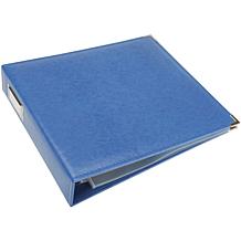 We R Classic Leather D-Ring Album 12X12 - Country Blue