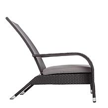 Well Traveled Living Black Coconino Wicker Chair