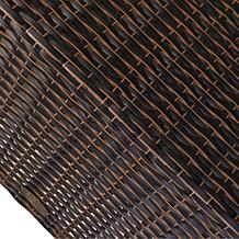 Well Traveled Living Bondi Deluxe Armchair In Mocha Wicker