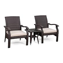 Well Traveled Living Miles Conversation Table and Charis Set