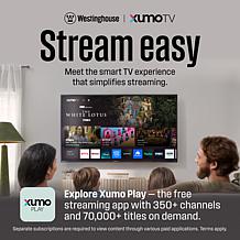 Westinghouse 43" Smart FHD 1080p LED XUMO TV with Voice Remote
