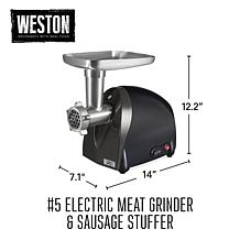 Weston® #5 Electric Meat Grinder & Sausage Stuffer