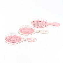 Wet Brush Ditsy Floral 3-piece Hair Brush Bundle