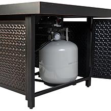 Weyland Rectangle Aluminum LPG Fire Pit