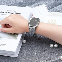 WFG Metal Band with Crystal for Apple Watch 42/44/45mm