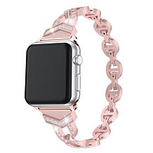 WFG Metal O-Links with Rhinestones for Apple Watch 38/40/41mm