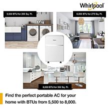 Whirlpool 5500 BTU Portable Air Conditioner
