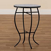 Wholesale Imports Gaenor Modern and Contemporary Glass Plant Stand