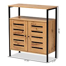 Wholesale Imports Vander Modern and Contemporary 2-Door Shoe Cabinet