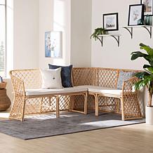 Wholesale Interiors bali and pari Aysi Rattan Dining Bench Set