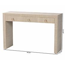 Wholesale Interiors bali and pari Cielo Bohemian Woven Console Table