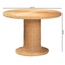 Wholesale Interiors bali and pari Farrow Rattan Dining Table