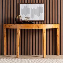 Wholesale Interiors bali and pari Jihan Modern Wood Half Moon Console