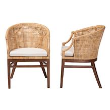 Wholesale Interiors bali and pari Lumajang Bohemian Rattan Chair Set