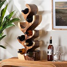 Wholesale Interiors bali and pari Matana Wood Wine Rack
