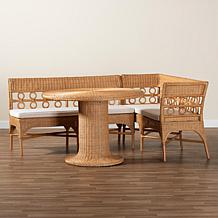 Wholesale Interiors bali and pari Monica Rattan Dining Set