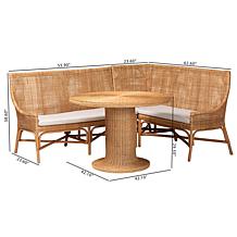Wholesale Interiors bali and pari Nantai Rattan Dining Set