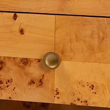 Wholesale Interiors bali and pari Netra Modern Burl Nightstand