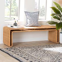 Wholesale Interiors bali and pari Nevada Rattan Bench
