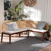 Wholesale Interiors bali and pari Okinawa Corner Bench Set 2 Piece