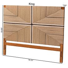 Wholesale Interiors bali and pari Prita Wood Headboard Queen