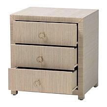 Wholesale Interiors bali and pari Quinn Bohemian Woven Nightstand